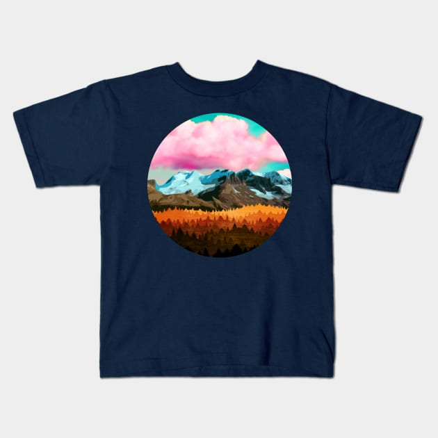 Mountain S1 Kids T-Shirt by mcdaki